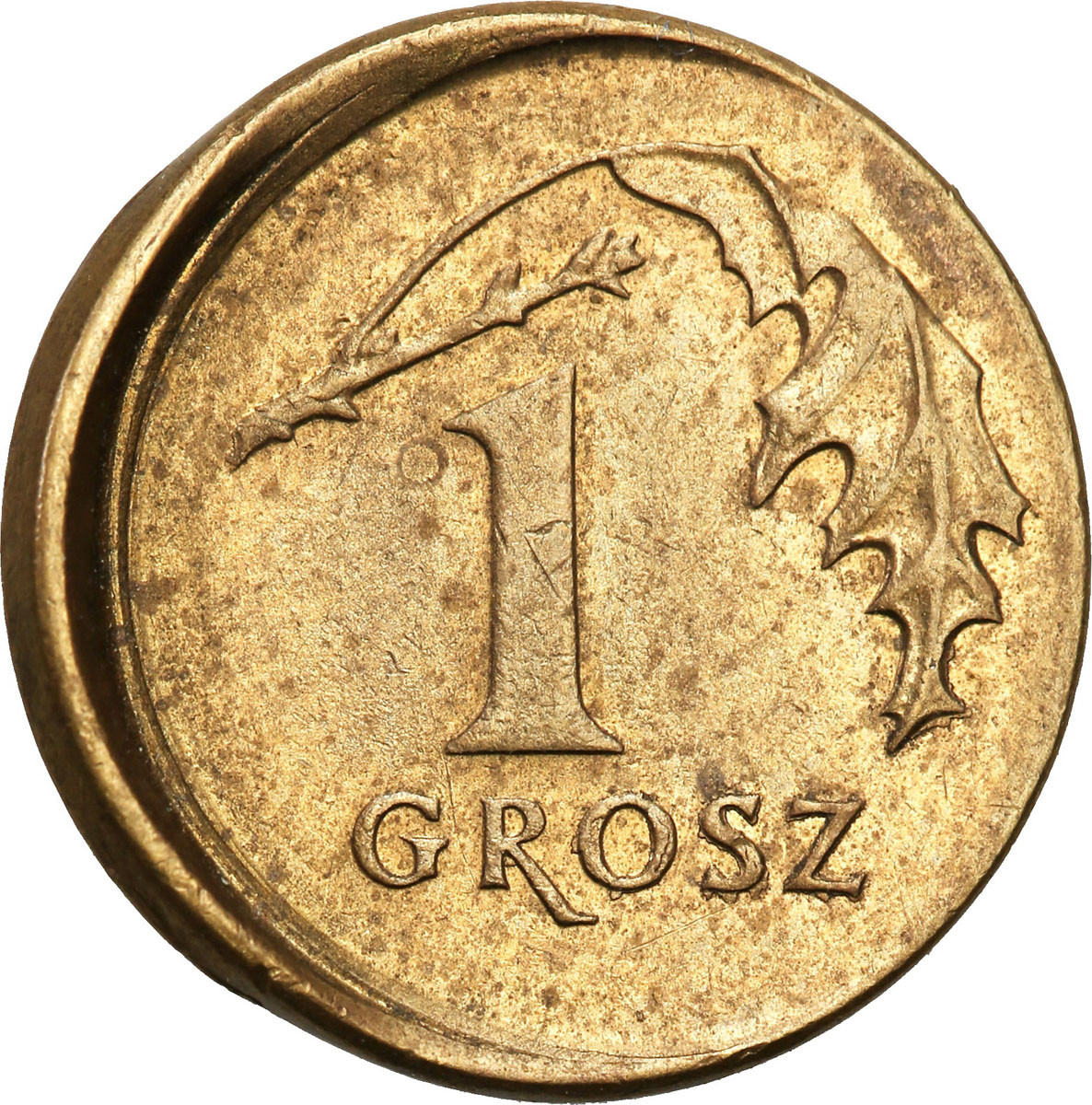 III RP. Grosz 2009 przesunięty stempel – DESTRUKT